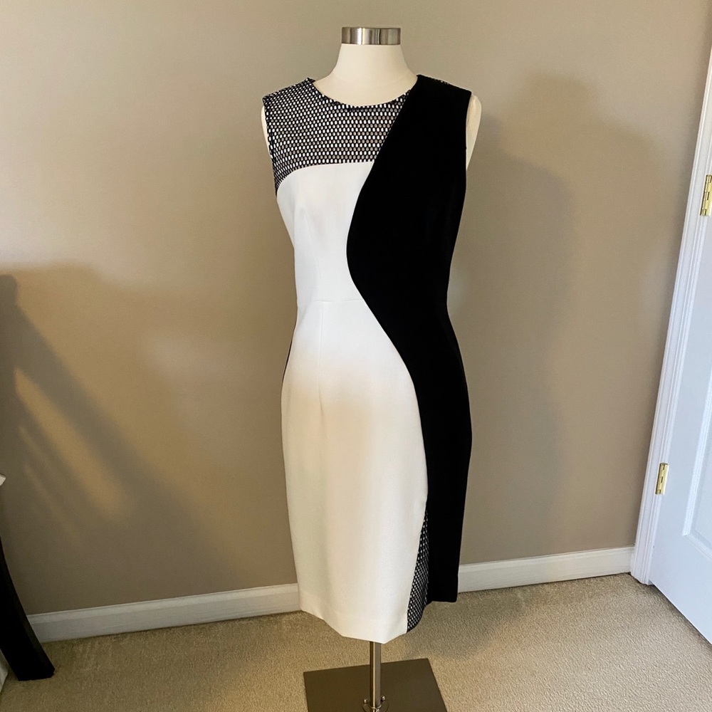 Milly Black and White Dress - Size 10